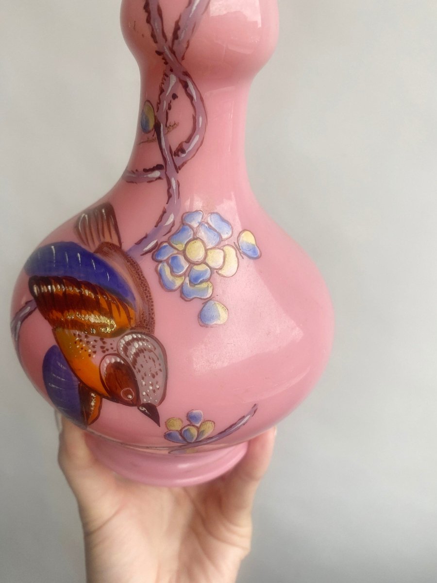 Hand-painted bird vase - WILDE