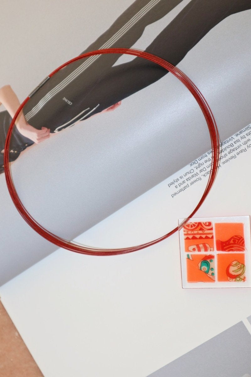 Hermes Bijouterie Fantasie Resin Wire necklace - WILDE