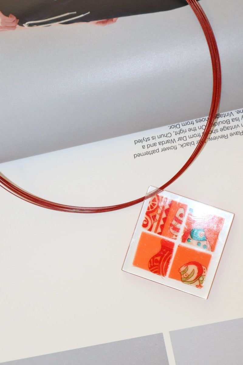 Hermes Bijouterie Fantasie Resin Wire necklace - WILDE