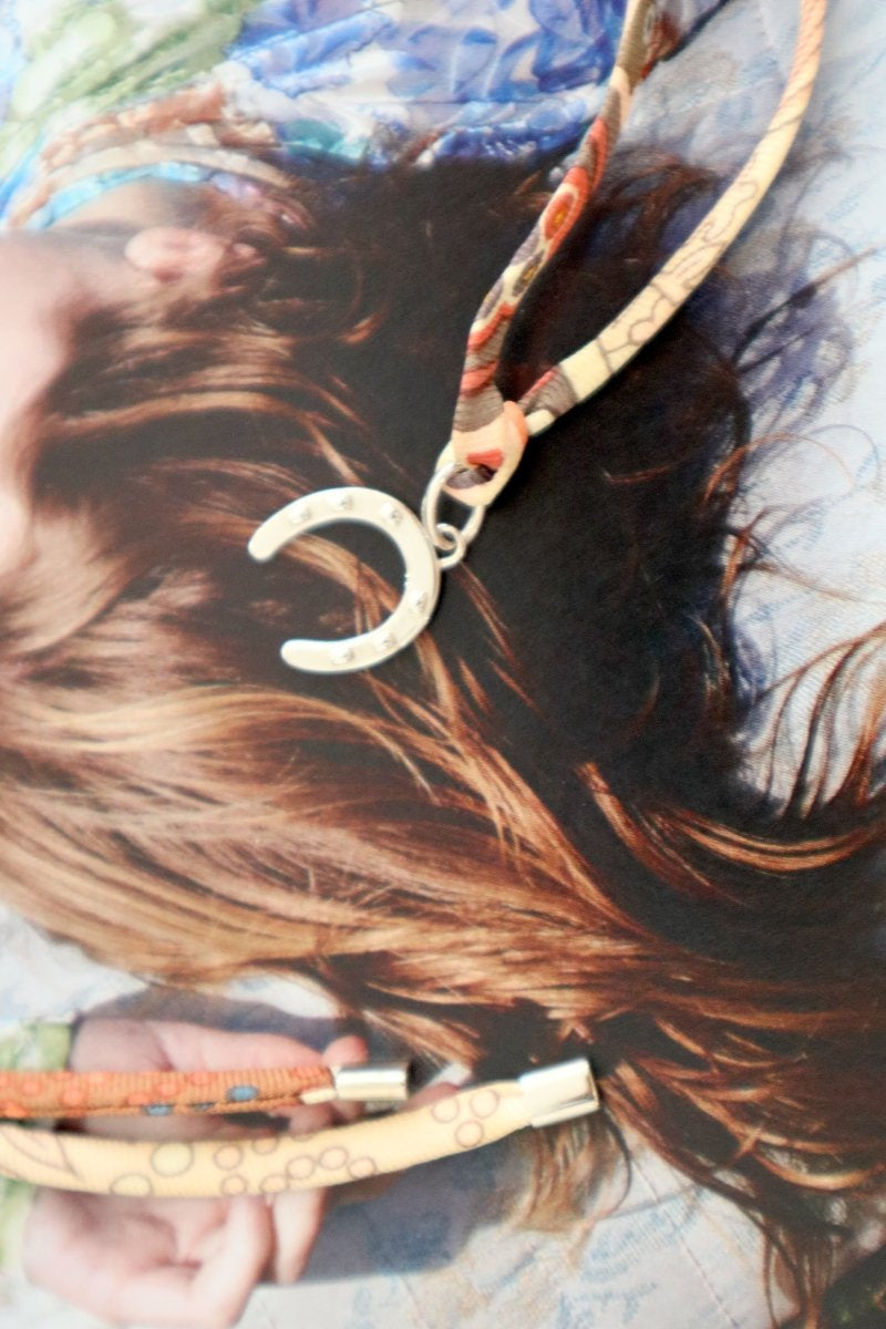 Hermes silver horse shoe necklace - WILDE