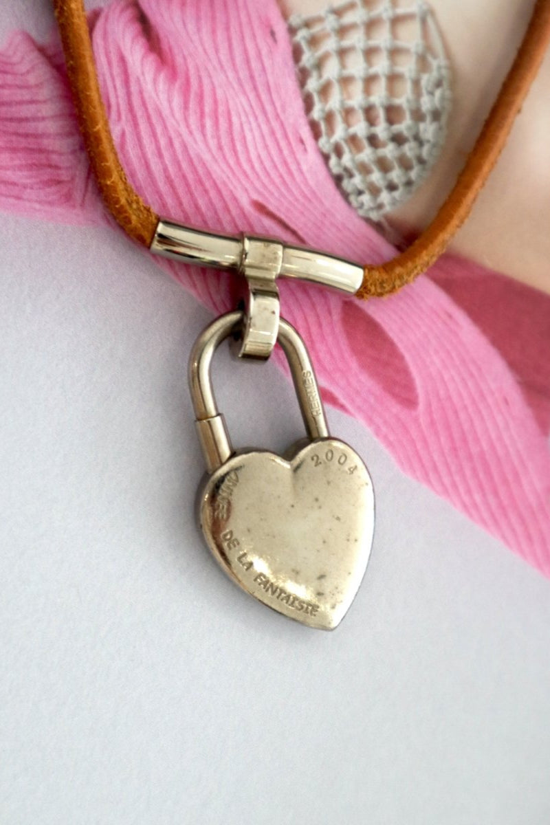 Hermès Vive L'Idee Heart Padlock Choker Necklace - WILDE