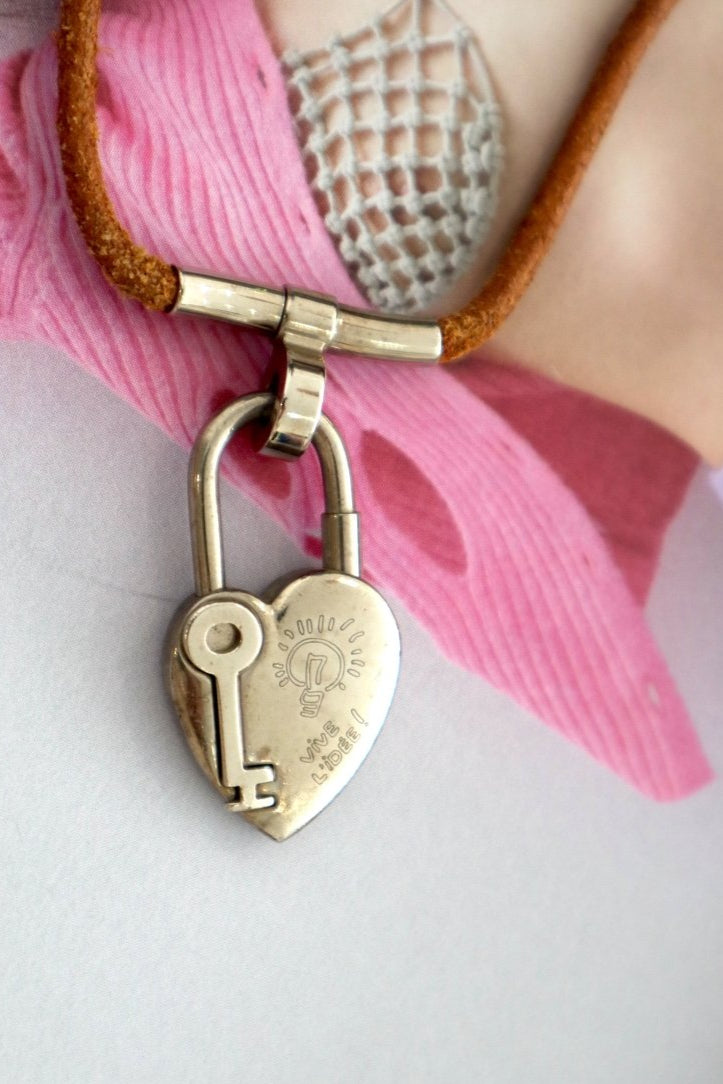 Hermès Vive L'Idee Heart Padlock Choker Necklace - WILDE