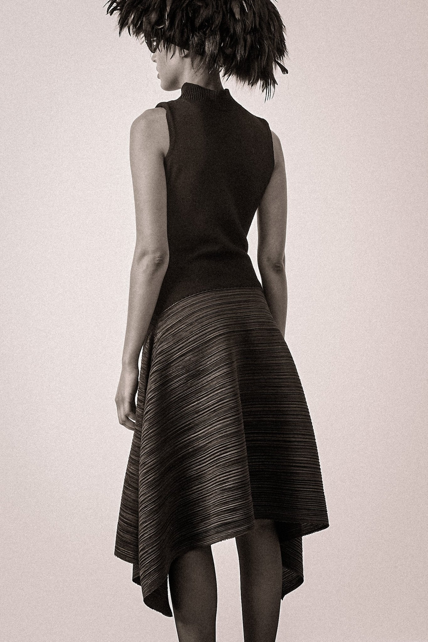 Issey Miyake Pleat Wool Dress - WILDE