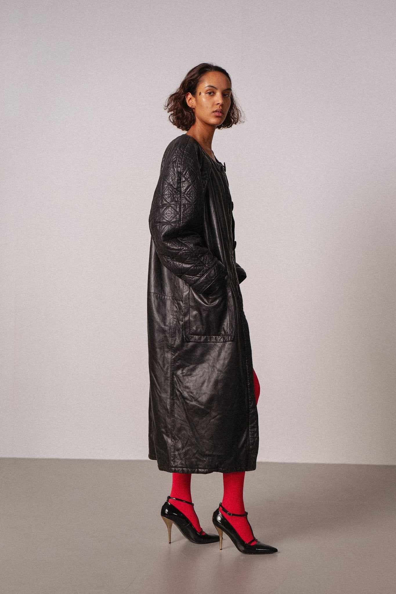 Laura Biagiotti Leather Coat - WILDE