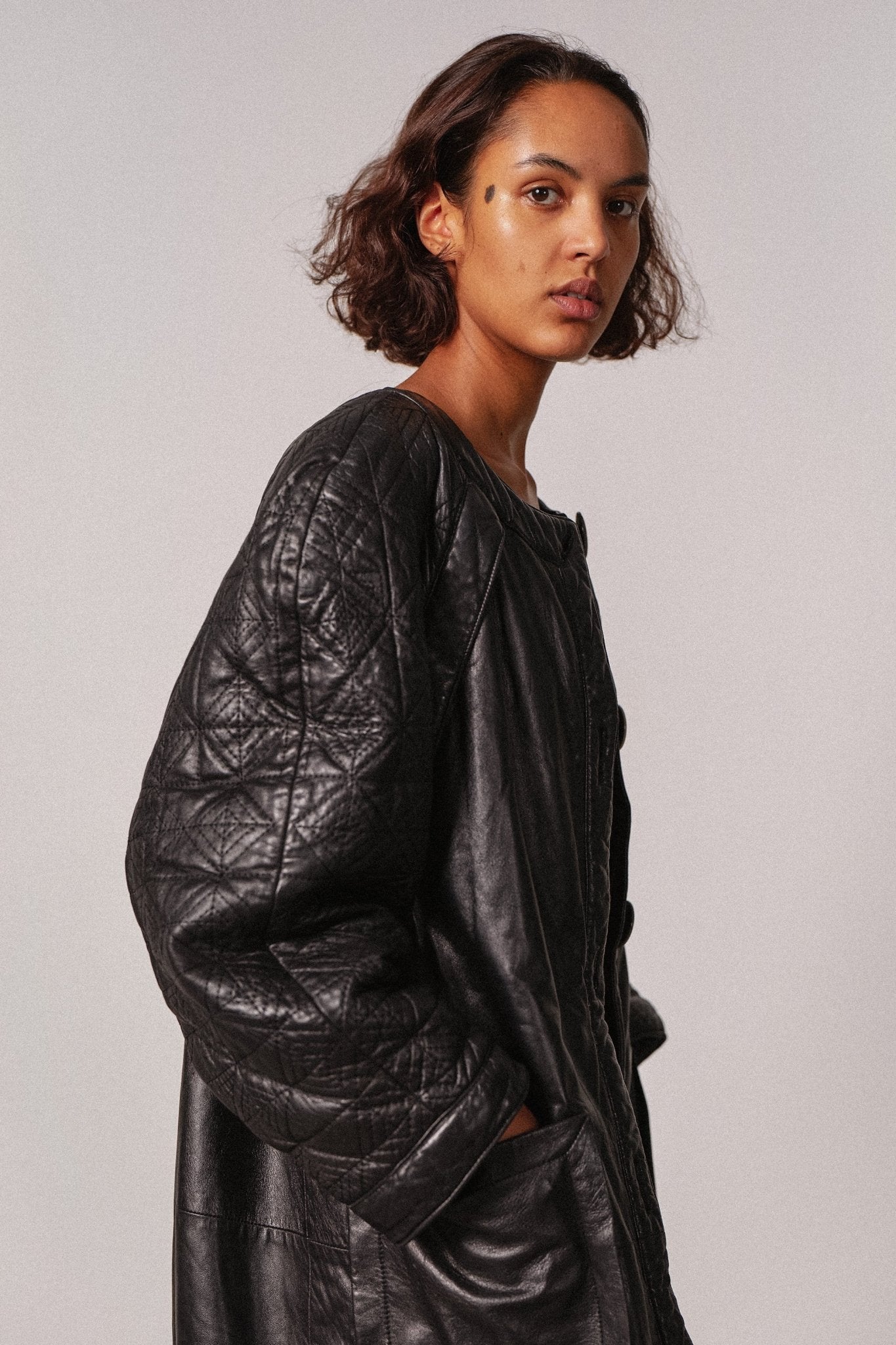 Laura Biagiotti Leather Coat - WILDE