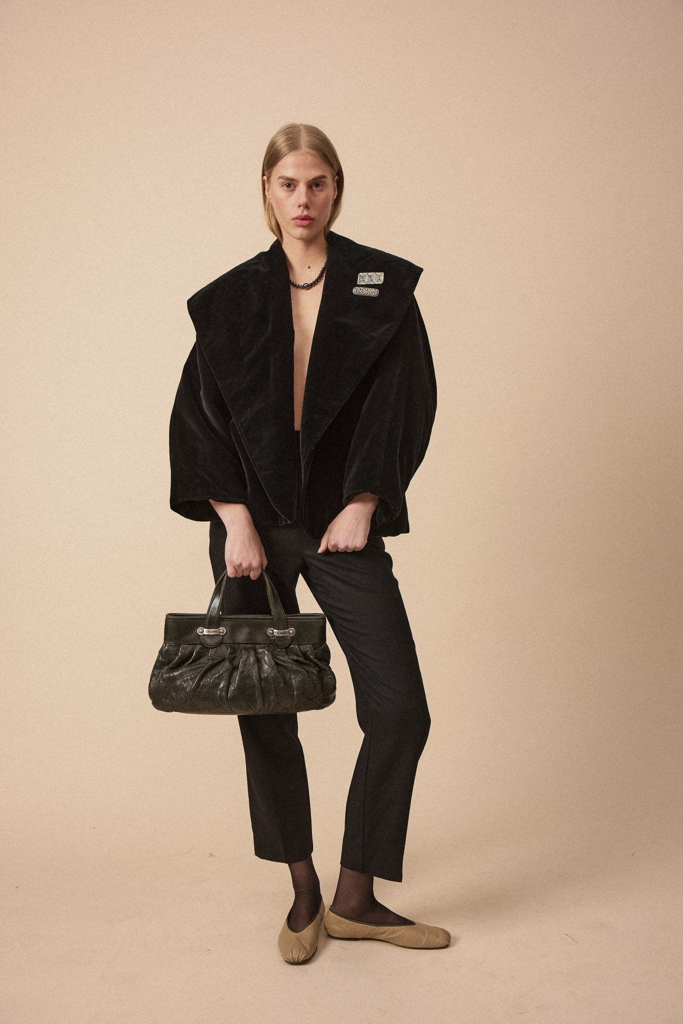 Max Mara Black Velvet Jacket - WILDE