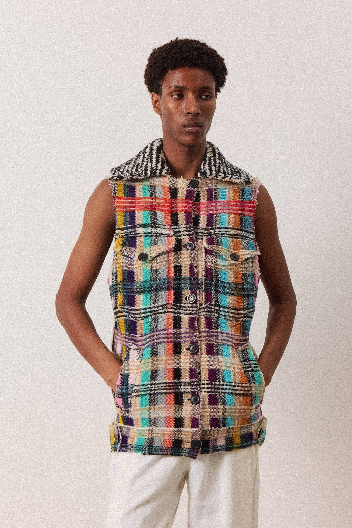 Missoni Check Archival Vest - WILDE