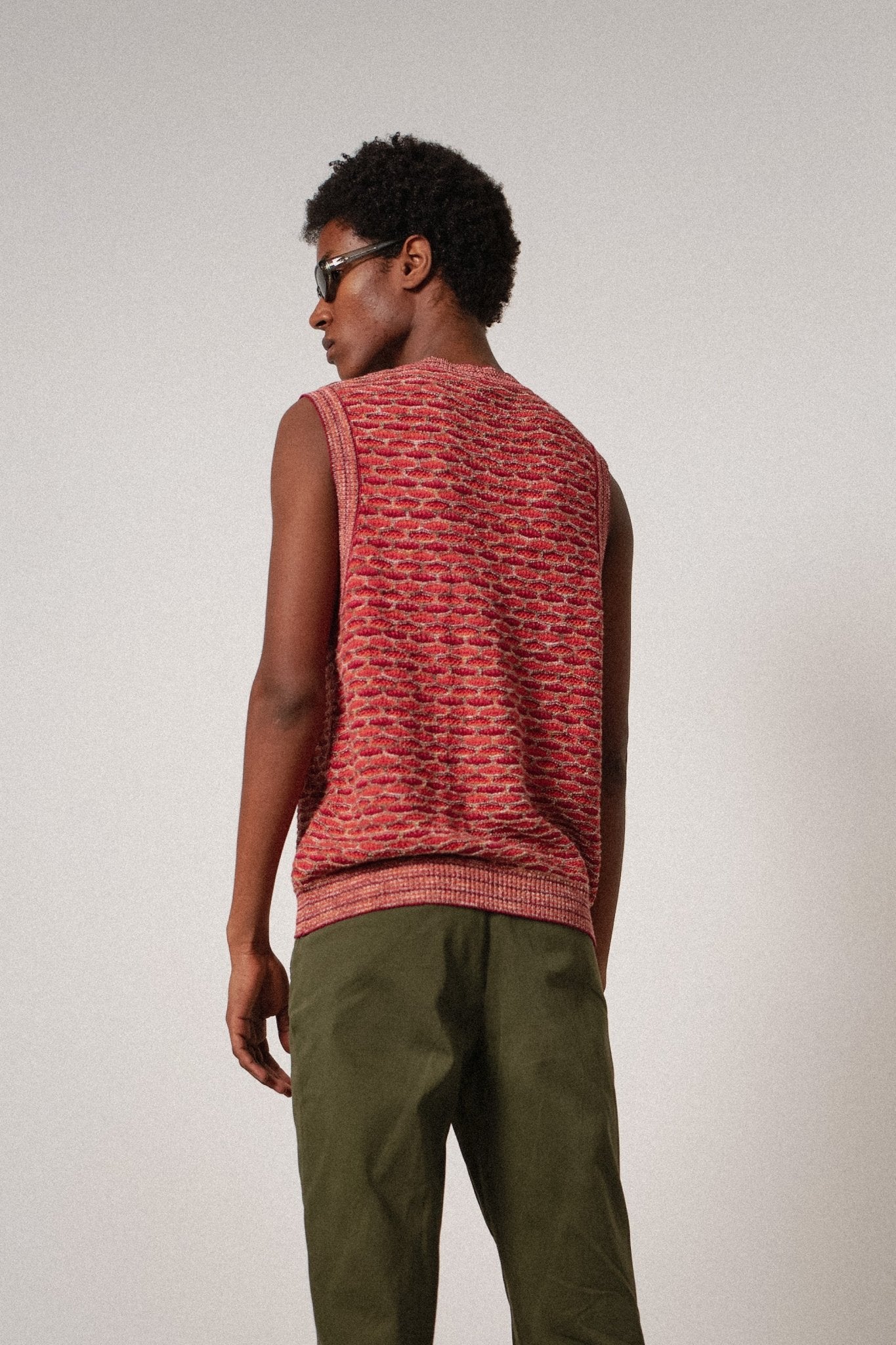 Missoni Knit Red Waistcoat - WILDE