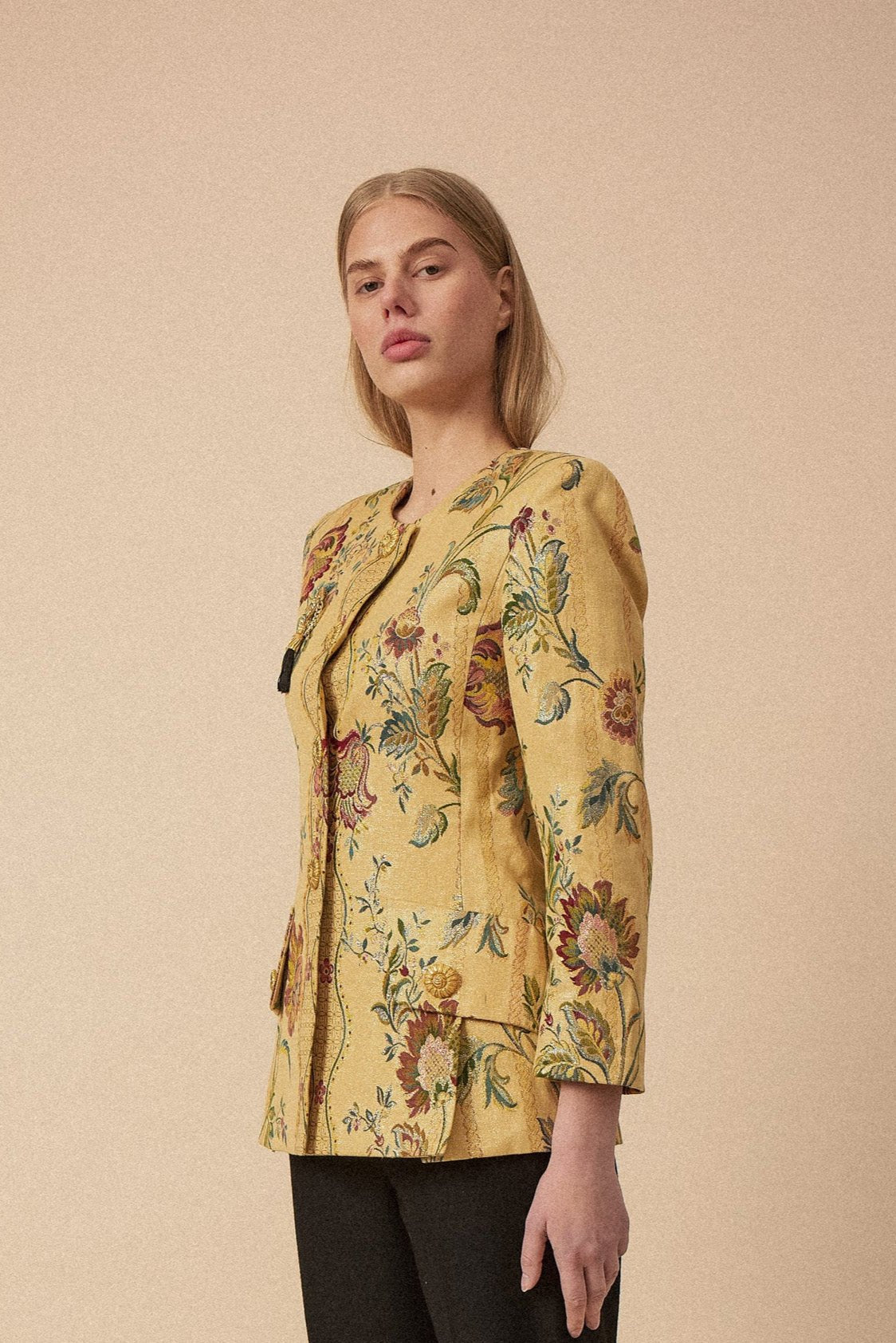 Nina Ricci Gold Brocade Jacket - WILDE