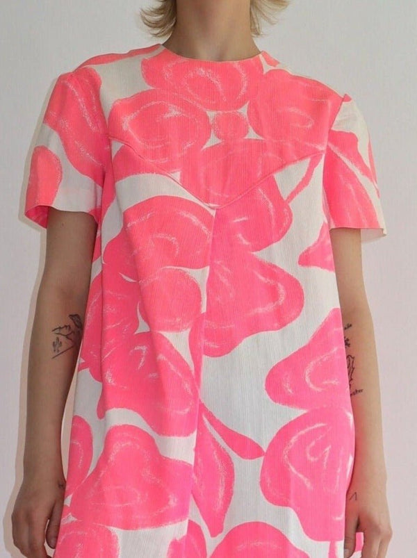 Pink print dress - WILDE
