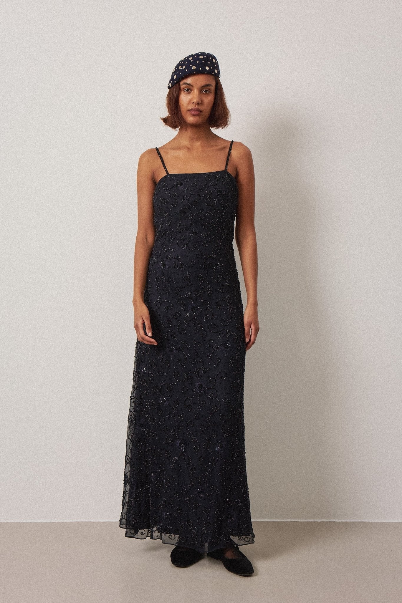 Silk Floral Bead Dress - WILDE