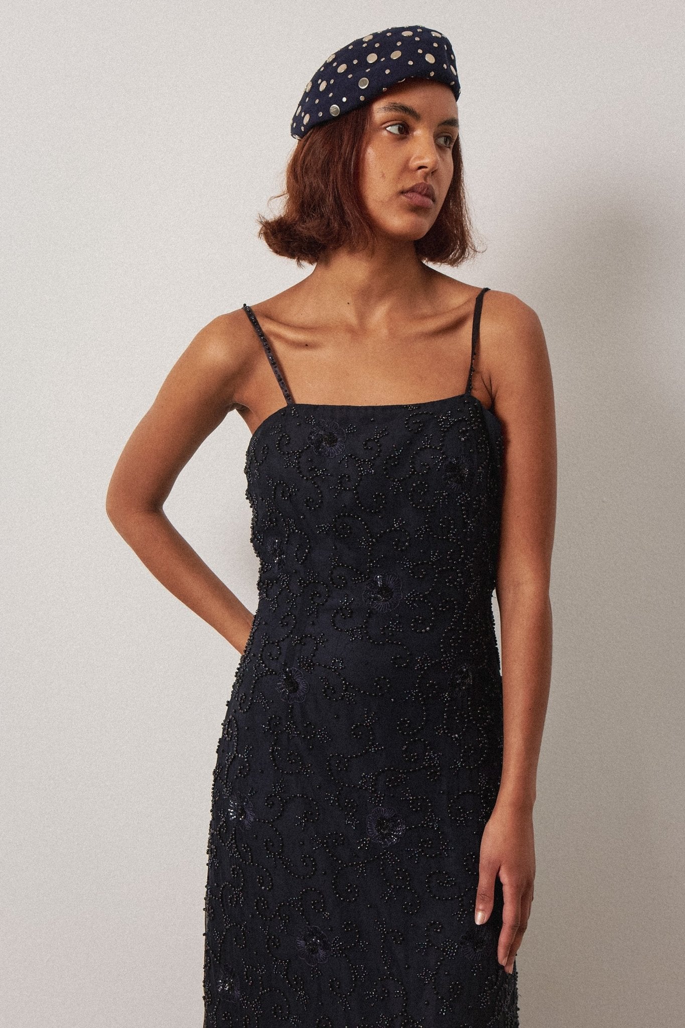 Silk Floral Bead Dress - WILDE