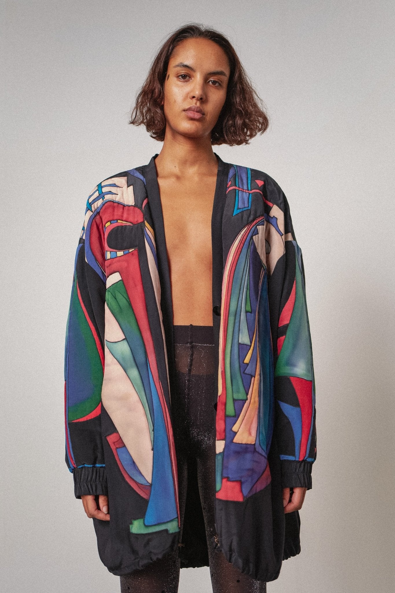 Silk Print Jacket - WILDE
