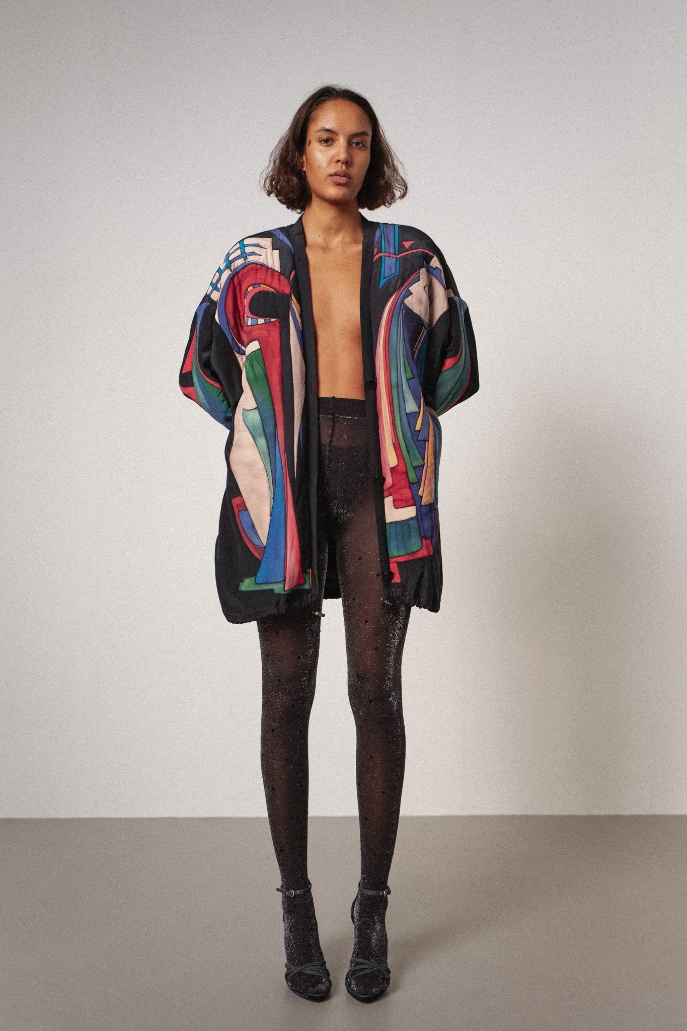 Silk Print Jacket - WILDE