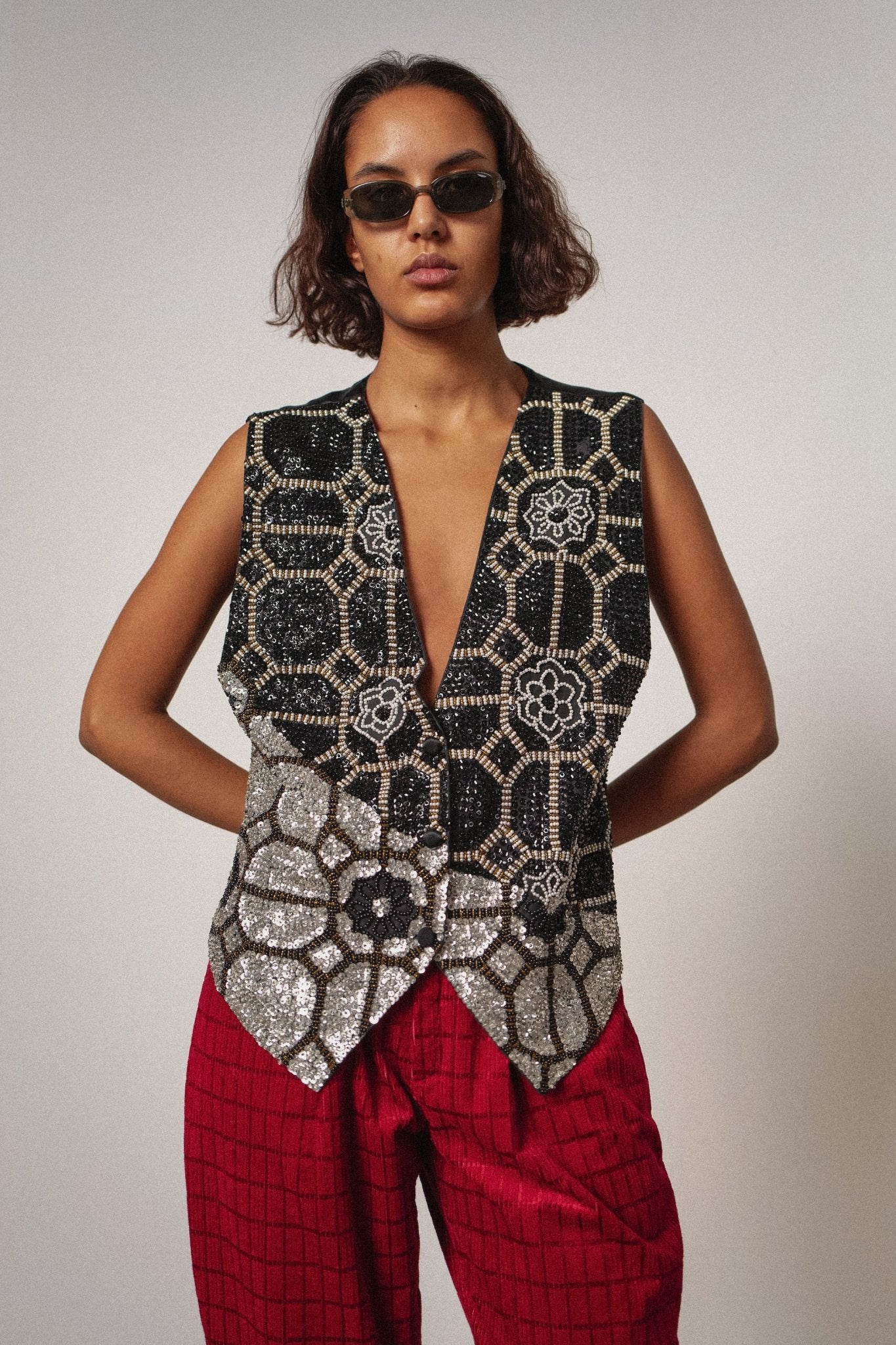 Statement Sequin Waistcoat - WILDE