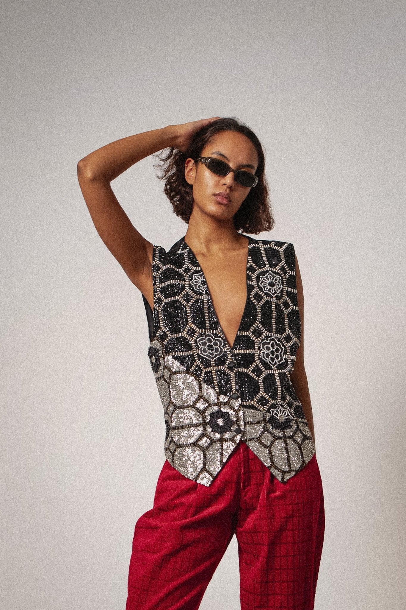 Statement Sequin Waistcoat - WILDE