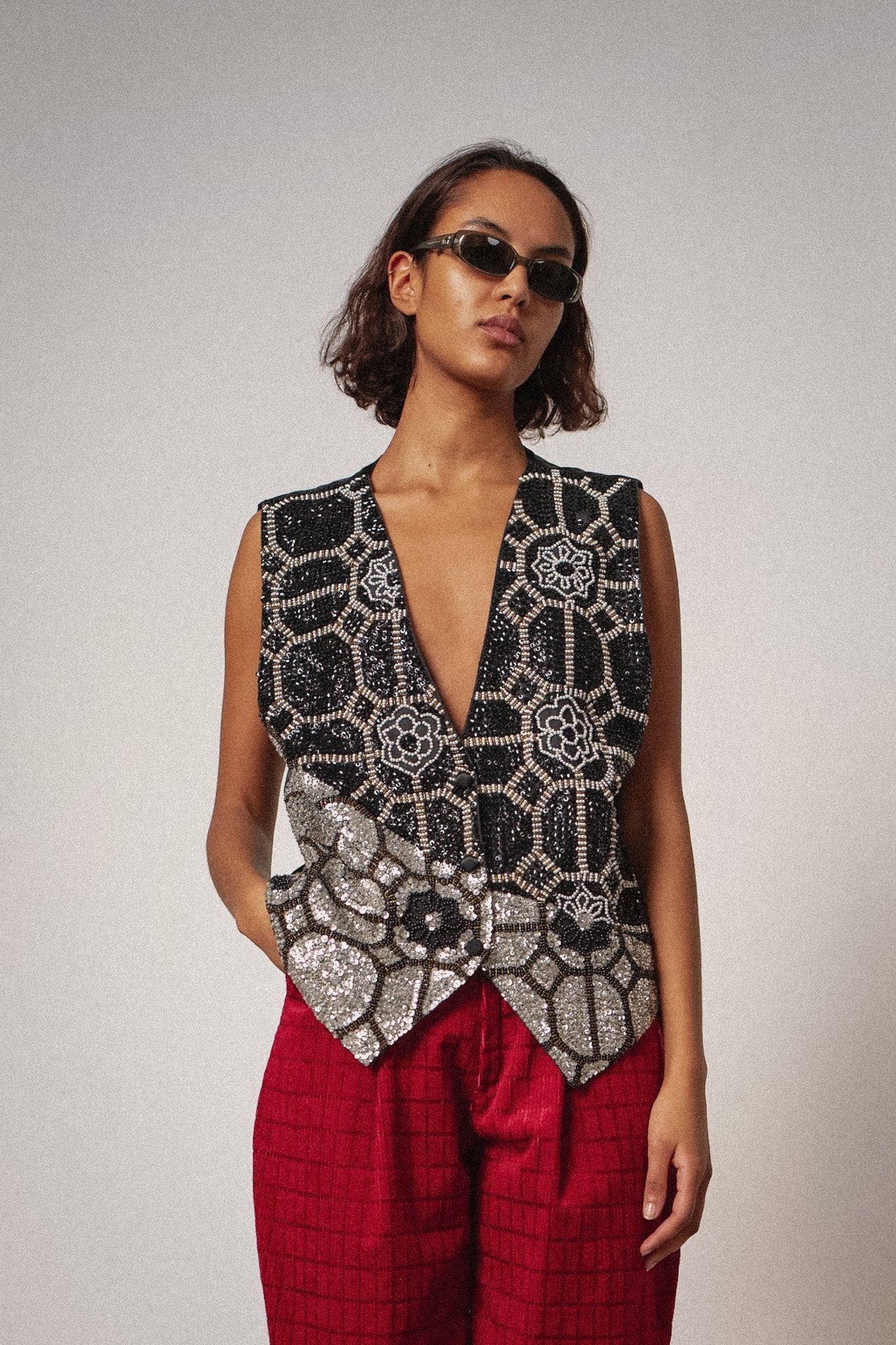 Statement Sequin Waistcoat - WILDE
