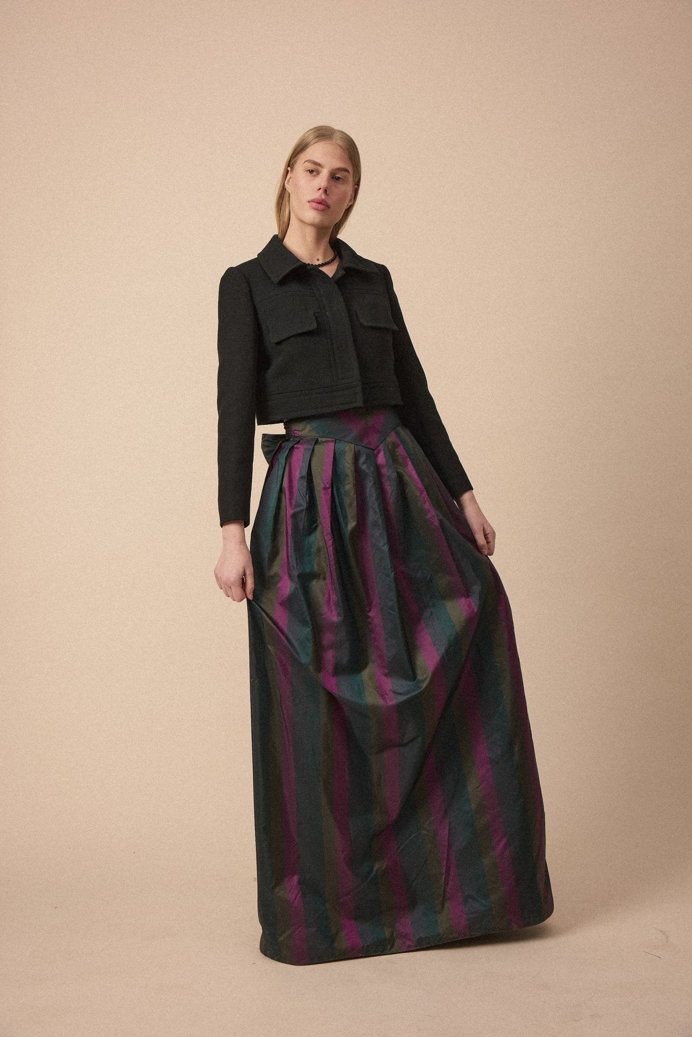 Striped Vintage Evening Skirt - WILDE