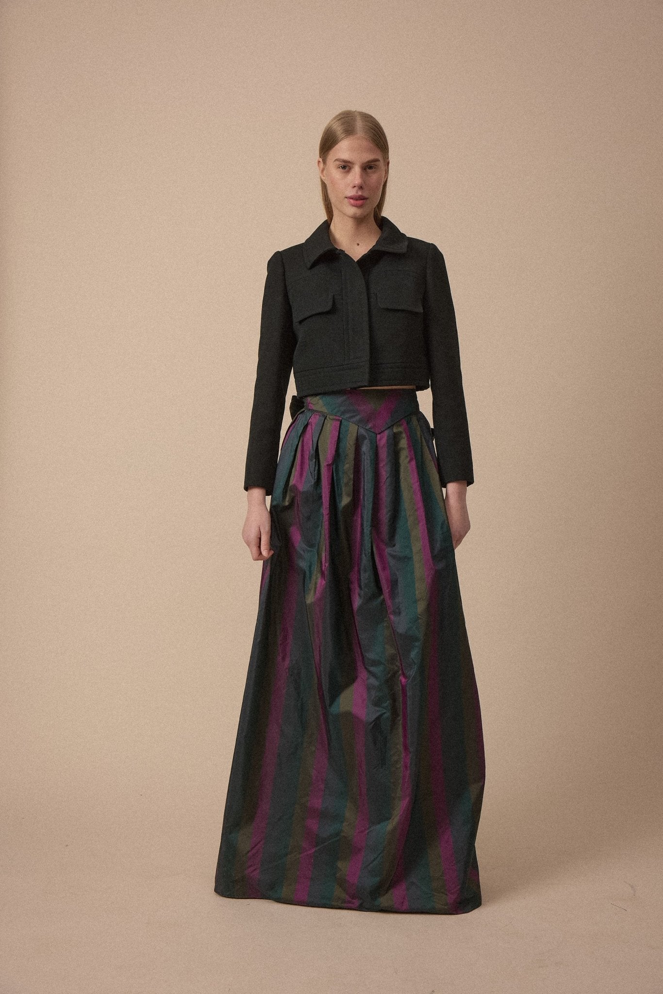 Striped Vintage Evening Skirt - WILDE