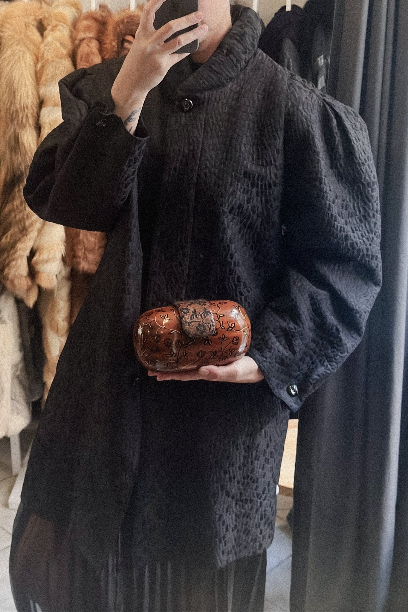 Timmy Woods Floral Wood Bag - WILDE