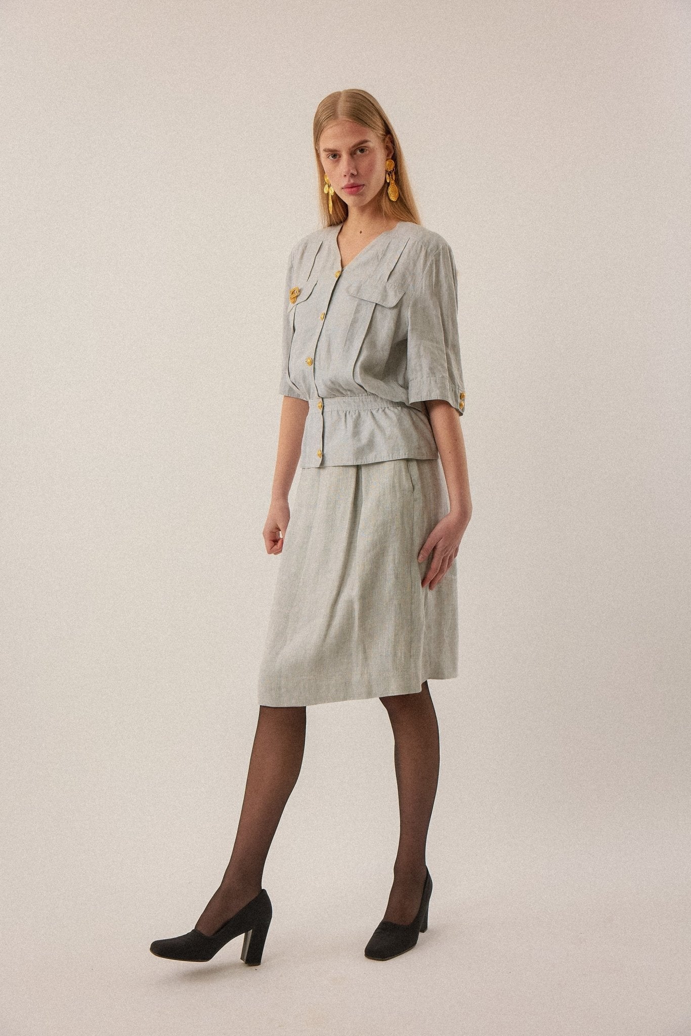 Valentino Linen Skirt Set - WILDE