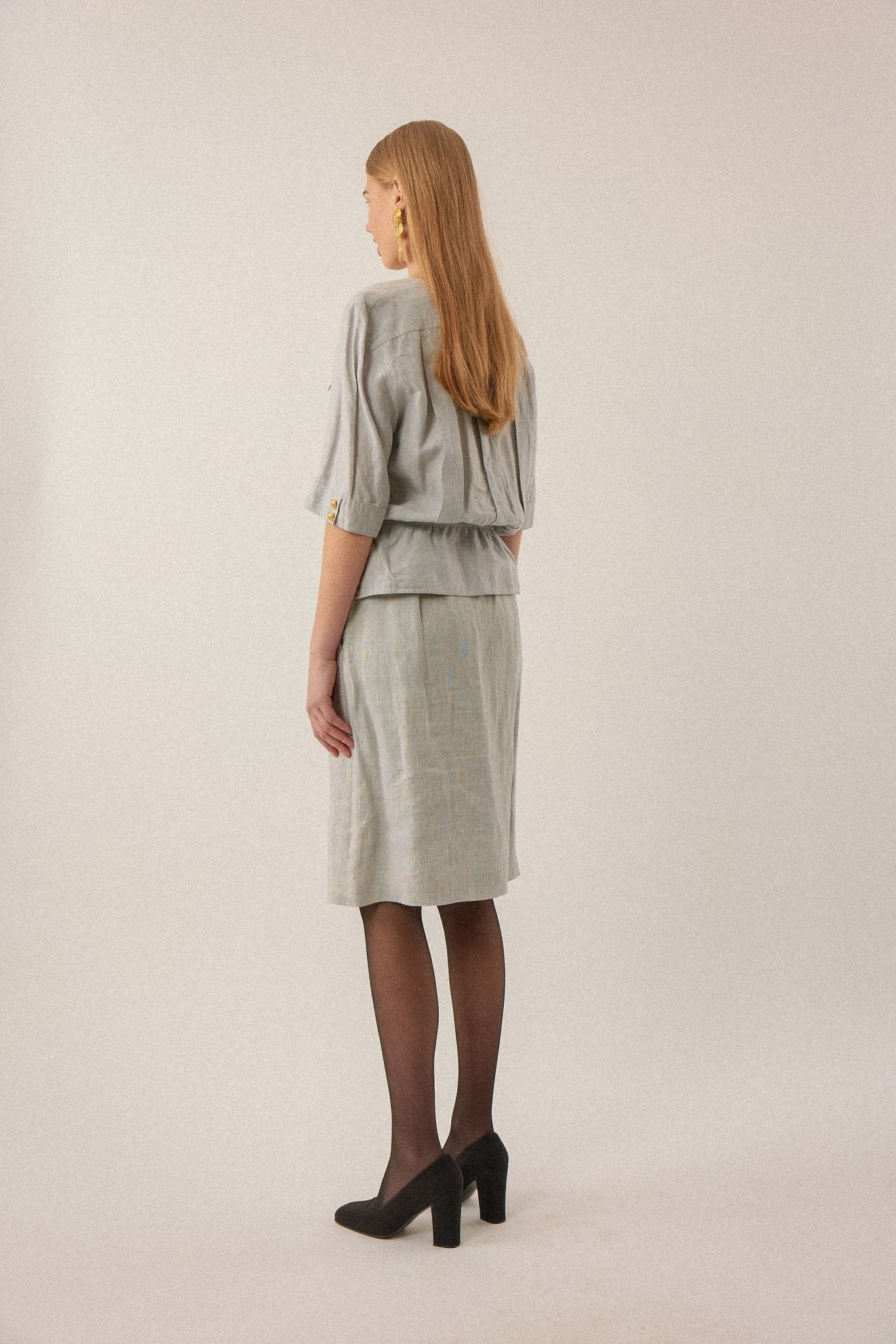 Valentino Linen Skirt Set - WILDE