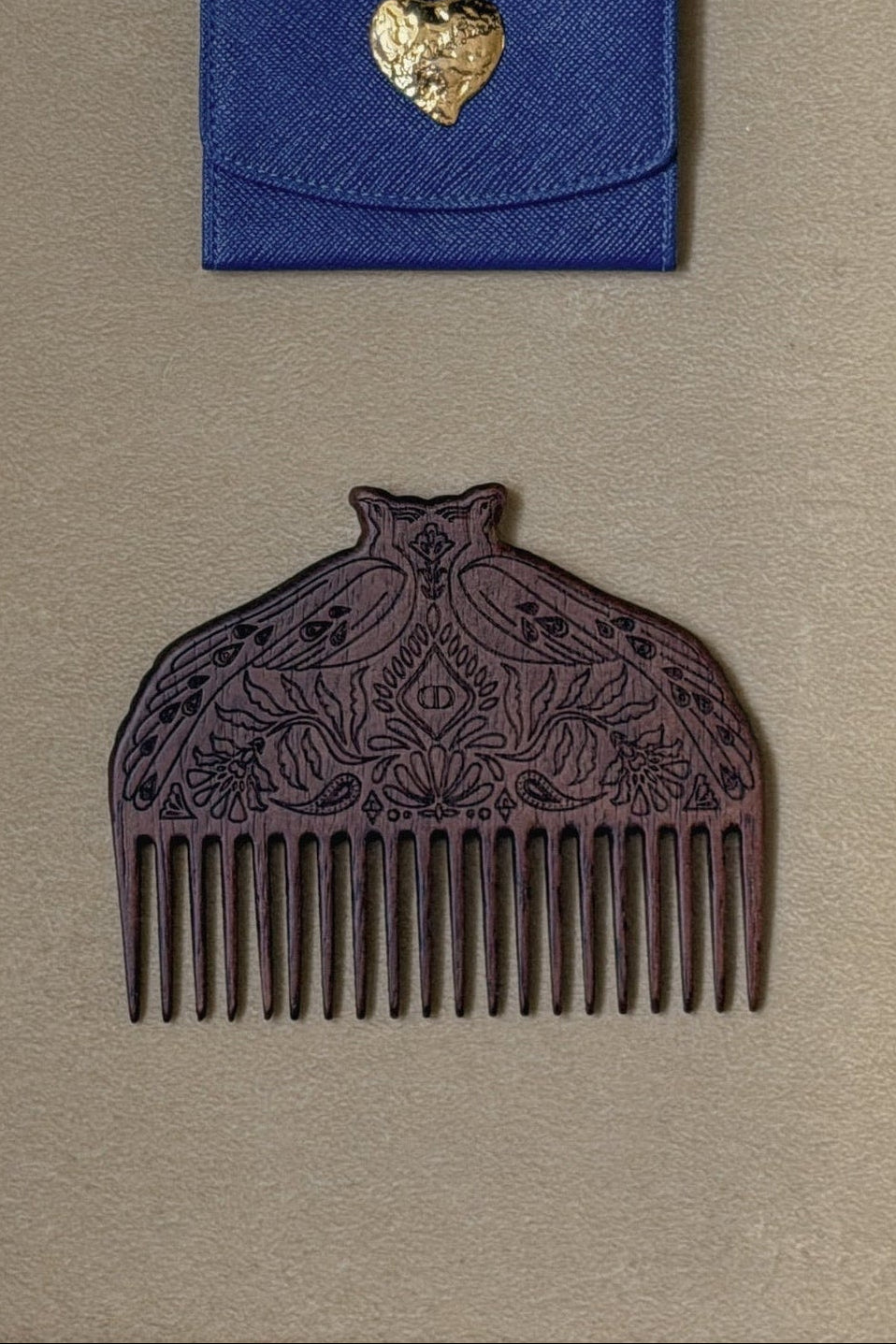 Christian Dior Carved Wooden Hair Comb, WILDE Copenhagen