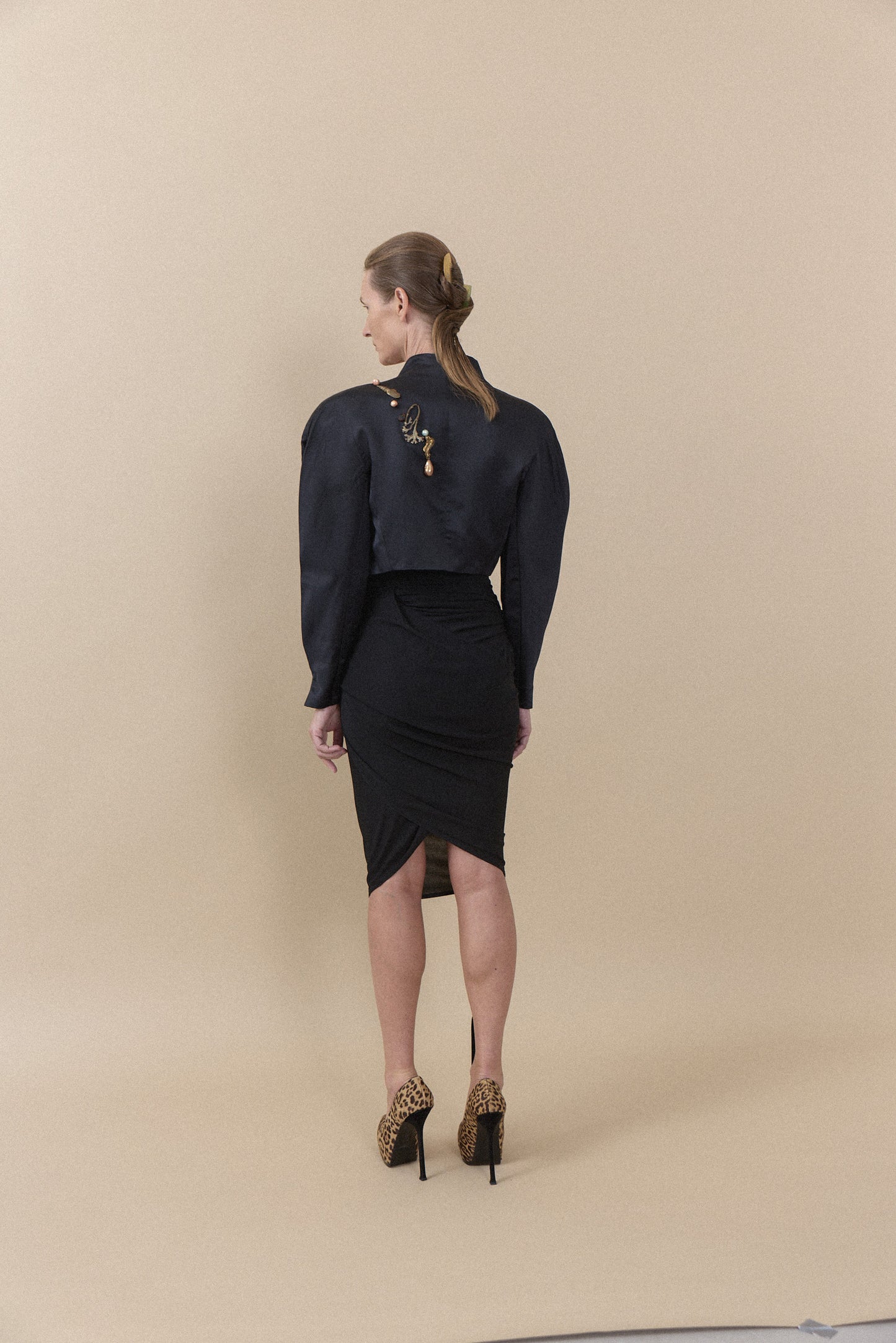 Vintage Gianni Versace Black Tassel Skirt - WILDE Copenhagen