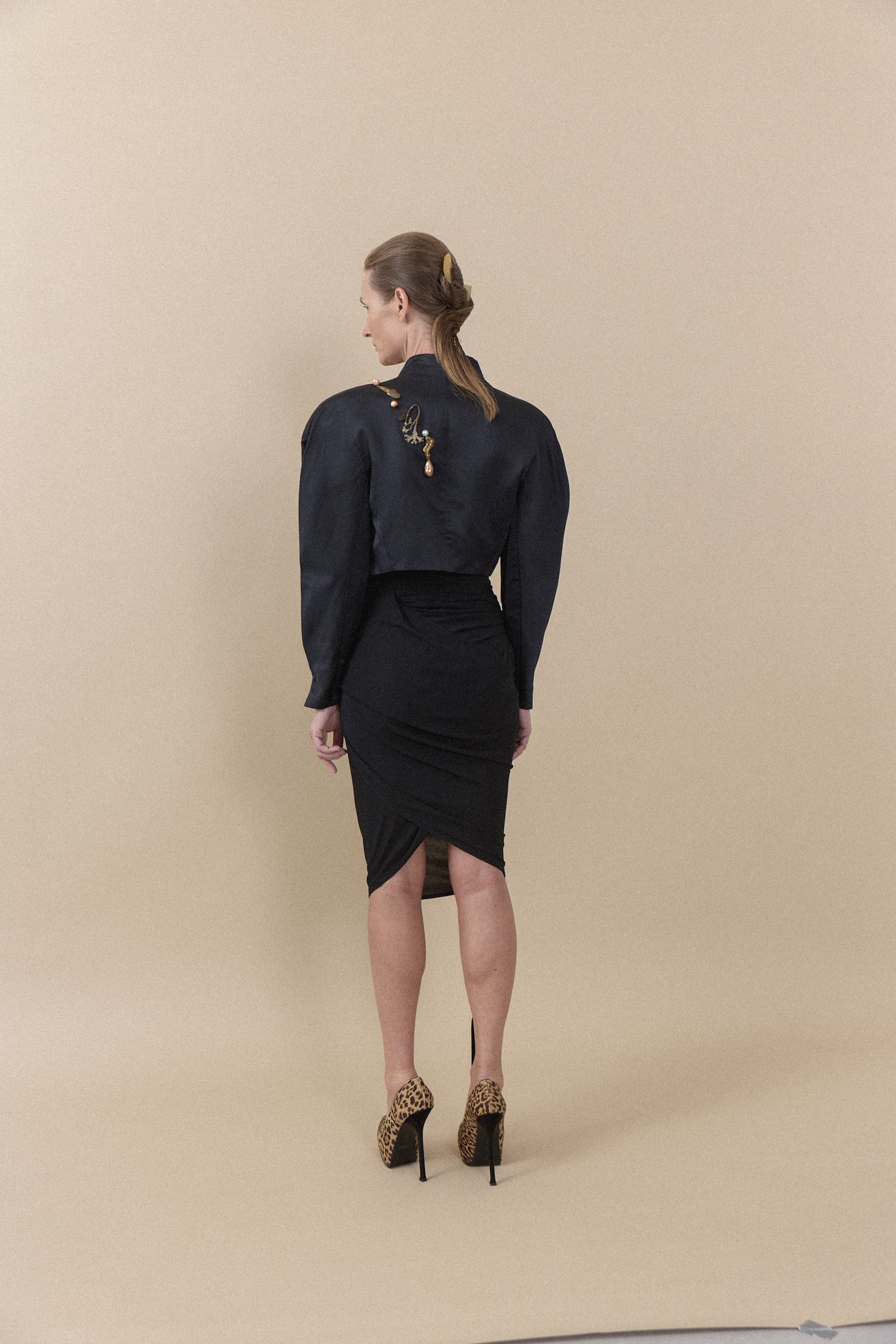 Vintage Gianni Versace Black Tassel Skirt - WILDE Copenhagen