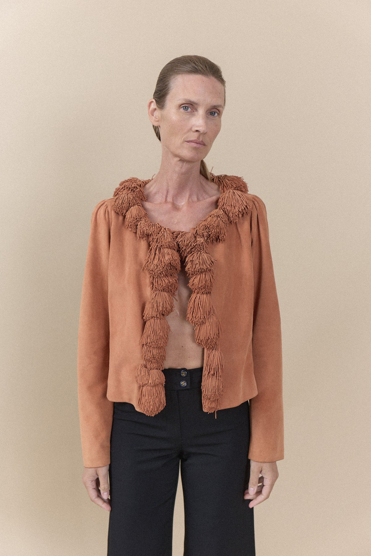 YSL Rive Gauche Tom Ford Era Suede Jacket | WILDE Copenhagen