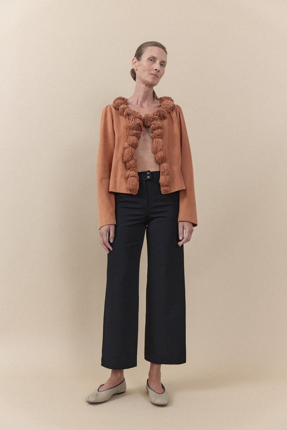 YSL Rive Gauche Tom Ford Era Suede Jacket | WILDE Copenhagen