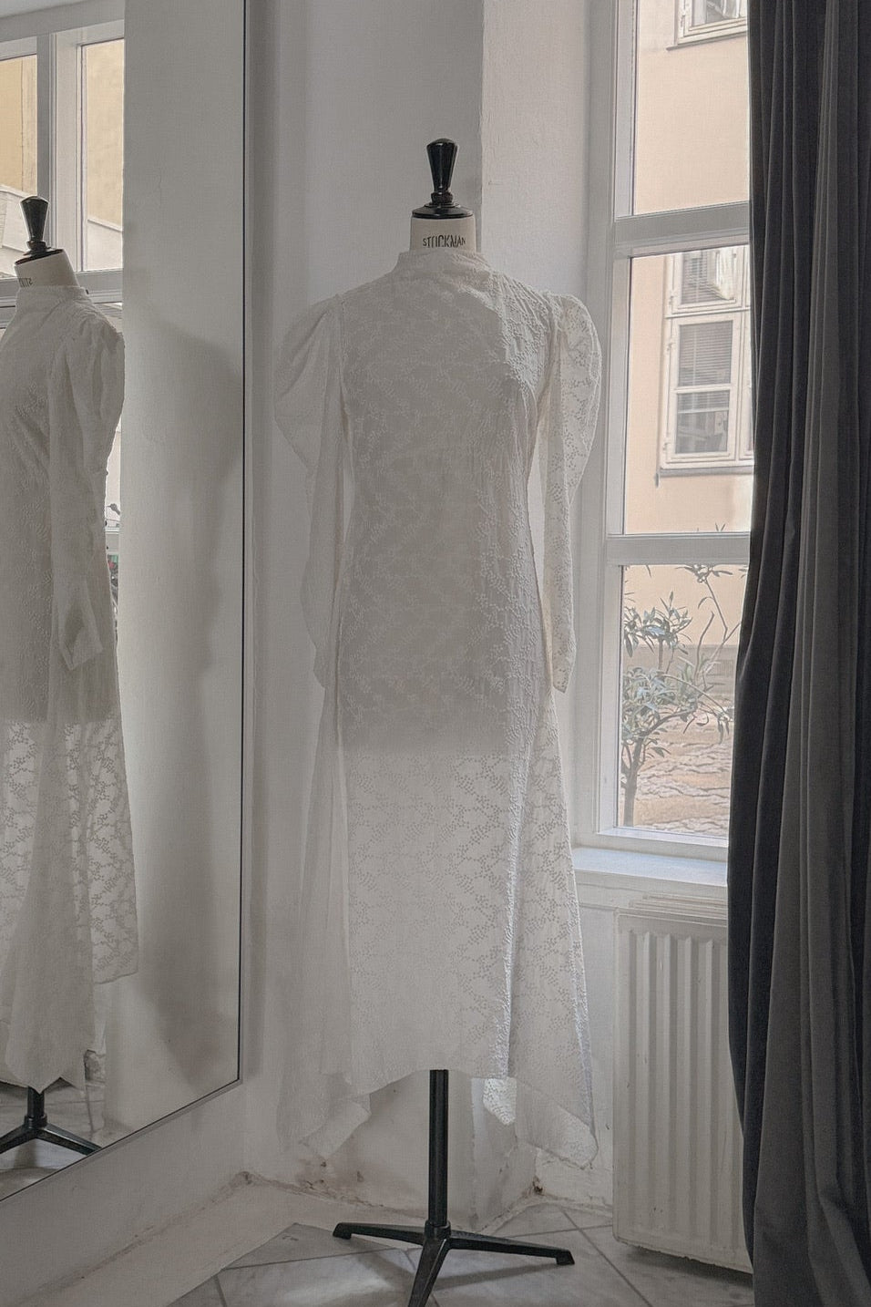 By Malene Birger White Embroidered Cotton Dress, WILDE Copenhagen