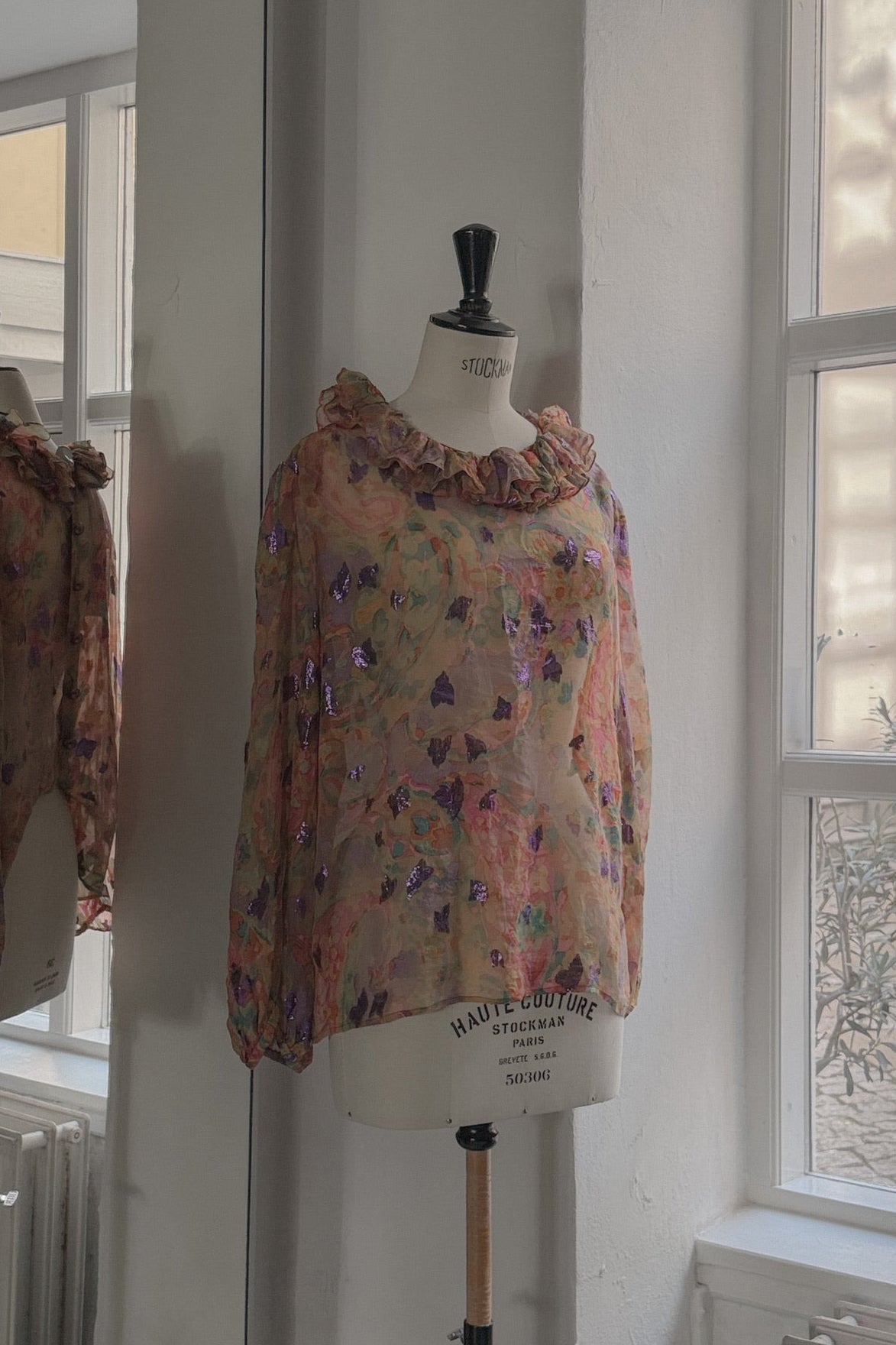 Yves Saint Laurent Rive Gauche Floral Silk Blouse, WILDE Copenhagen