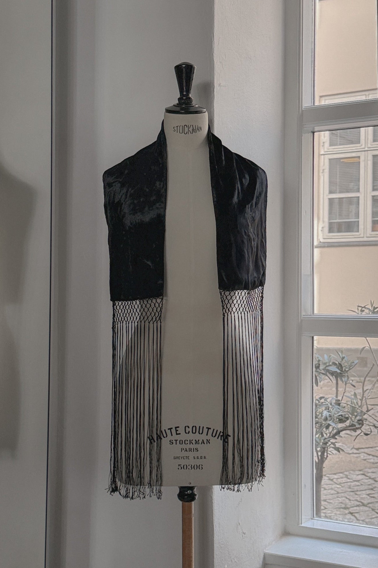 Yves Saint Laurent Tom Ford Velvet Fringe Stole, WILDE Copenhagen