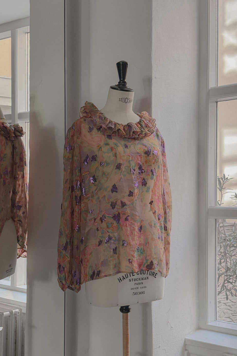 Yves Saint Laurent Rive Gauche Floral Silk Blouse, WILDE Copenhagen