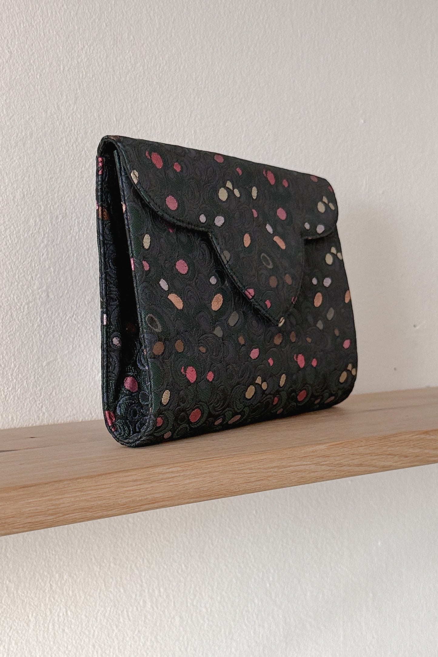 Yves Saint Laurent Silk Jacquard Clutch, WILDE Copenhagen