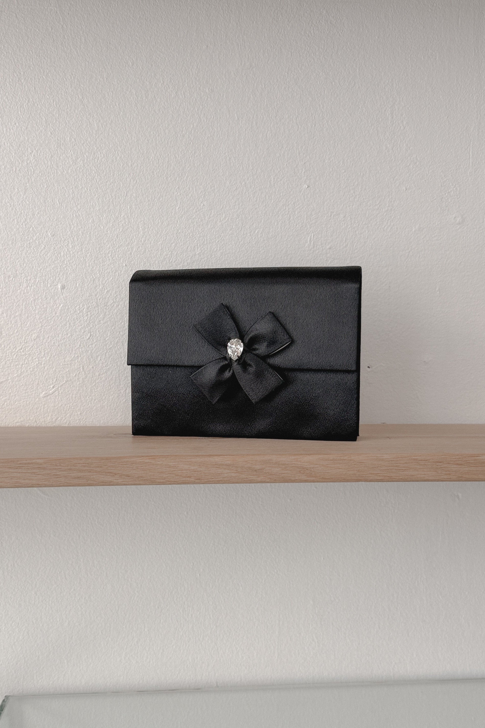 Yves Saint Laurent Silk Satin Bow Clutch, WILDE Copenhagen