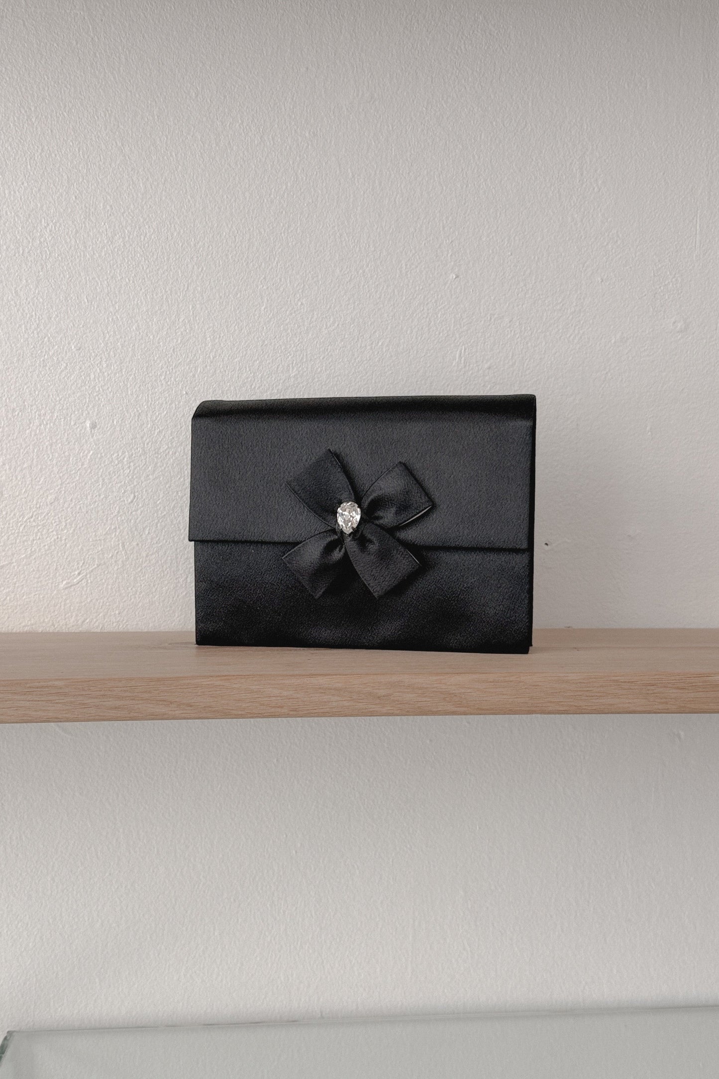 Yves Saint Laurent Silk Satin Bow Clutch, WILDE Copenhagen