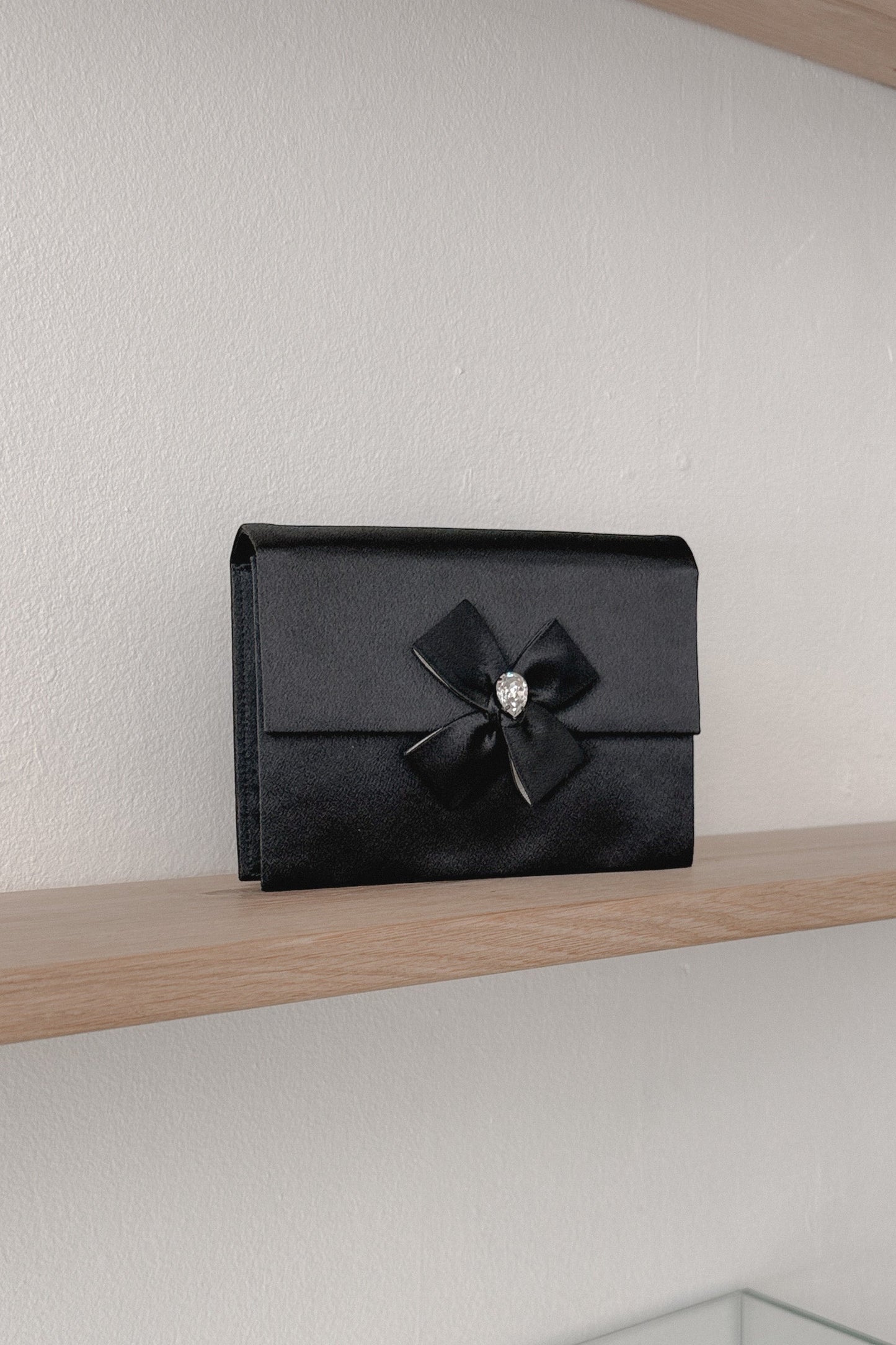 Yves Saint Laurent Silk Satin Bow Clutch, WILDE Copenhagen