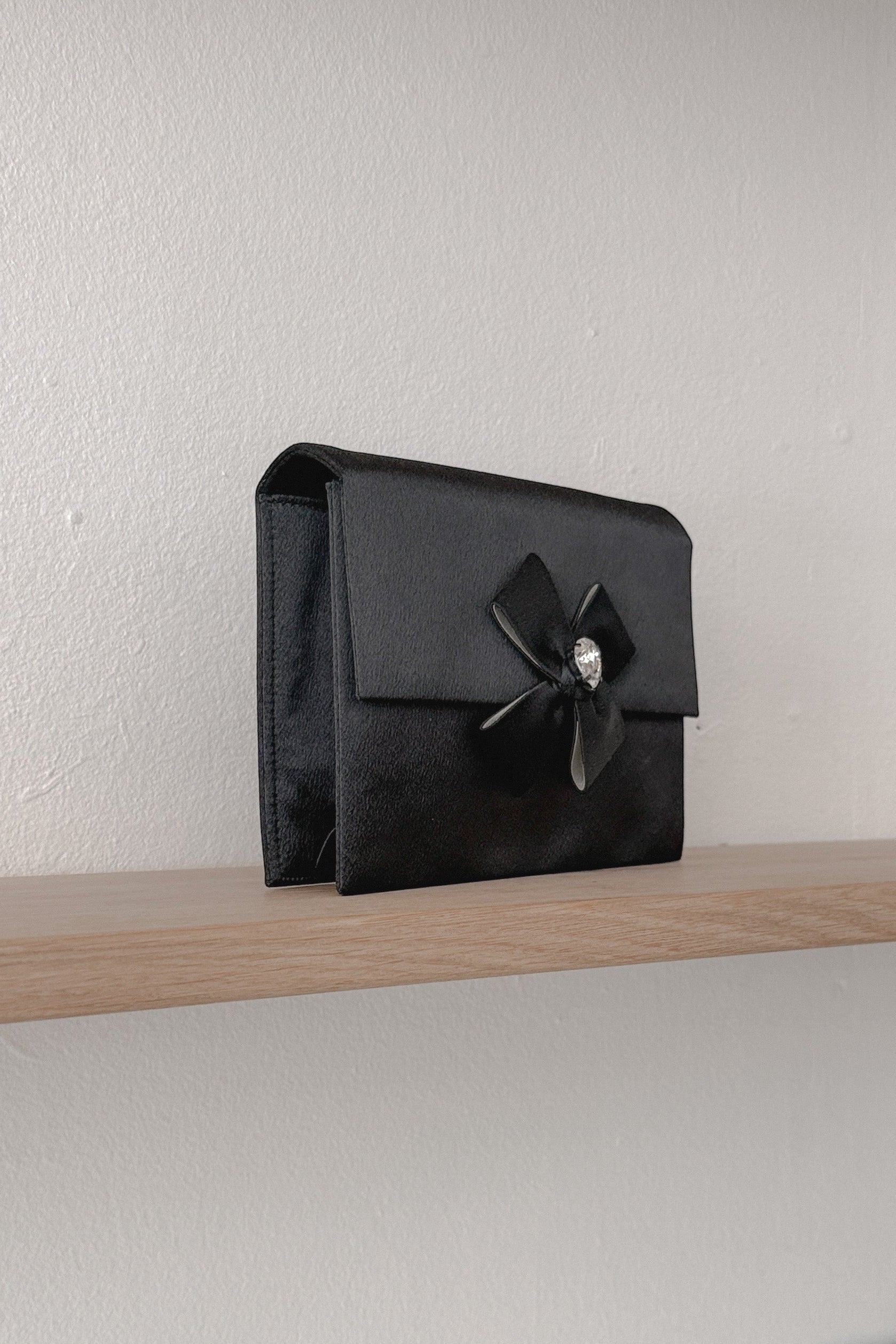 Yves Saint Laurent Silk Satin Bow Clutch, WILDE Copenhagen