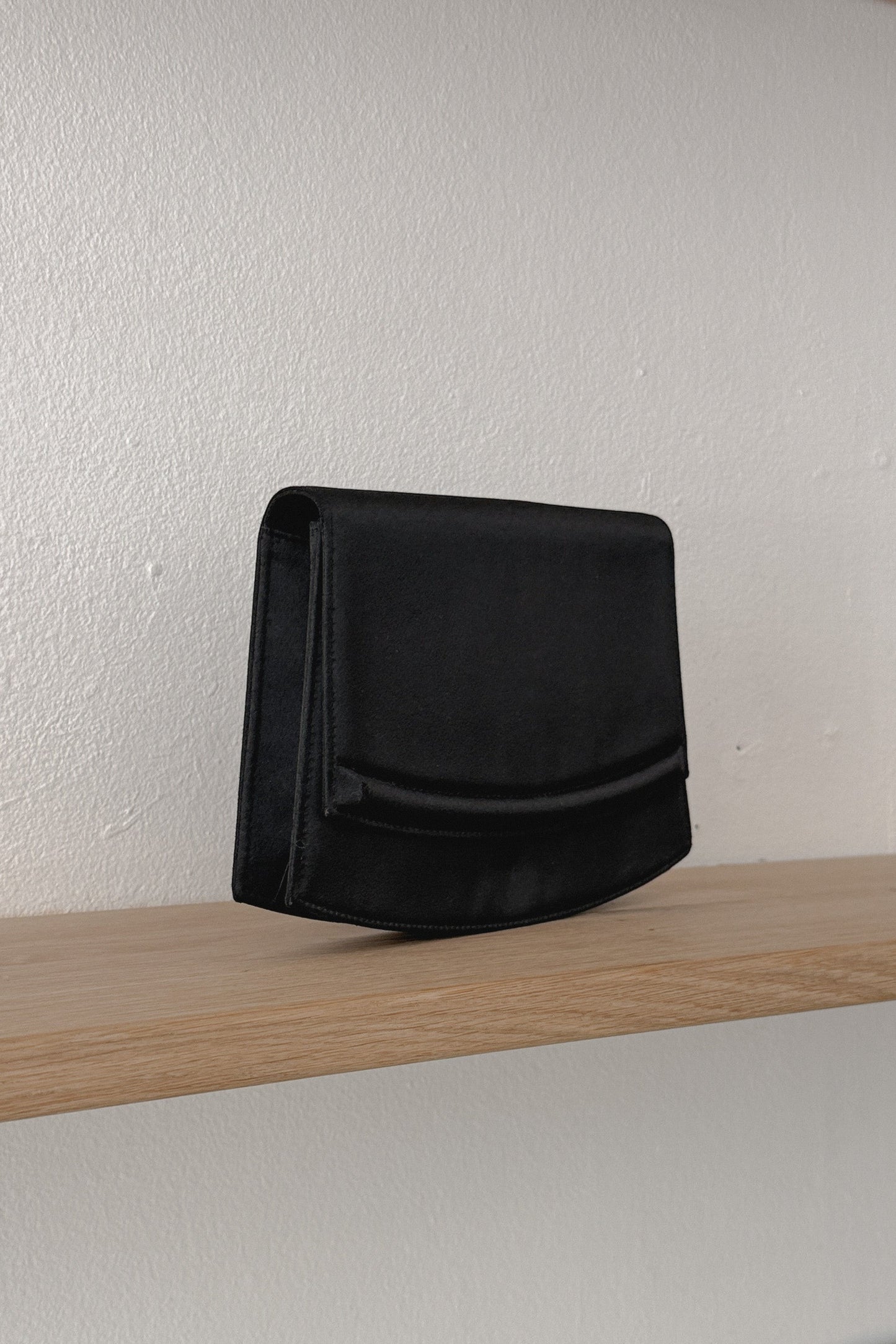 Yves Saint Laurent Black Silk Clutch, WILDE Copenhagen