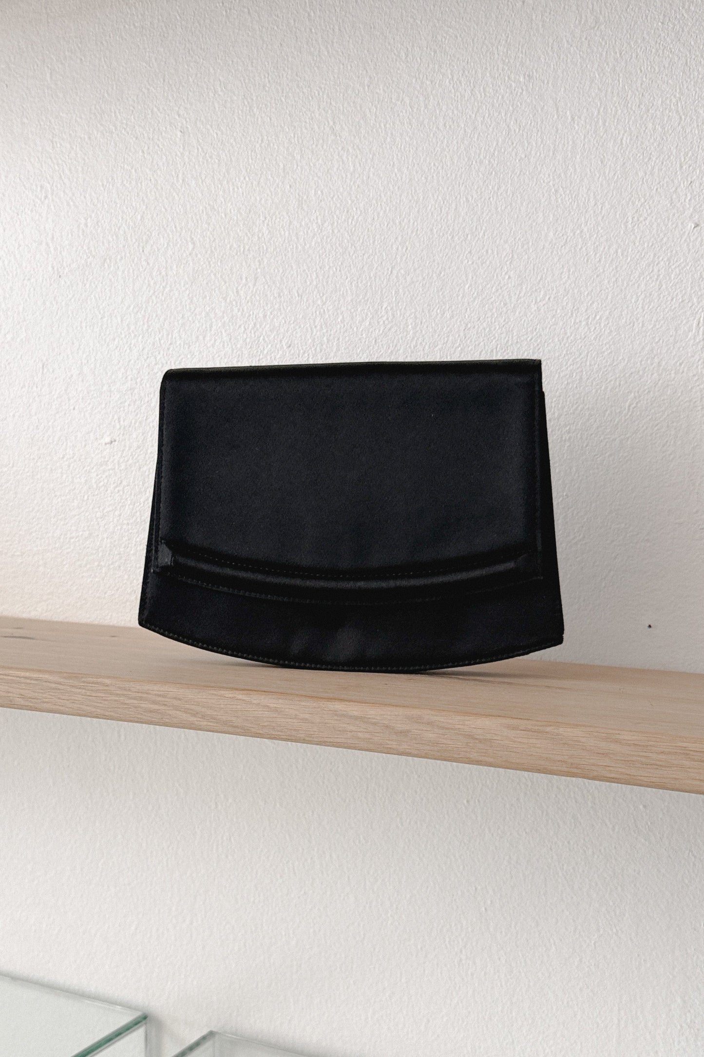 Yves Saint Laurent Black Silk Clutch, WILDE Copenhagen