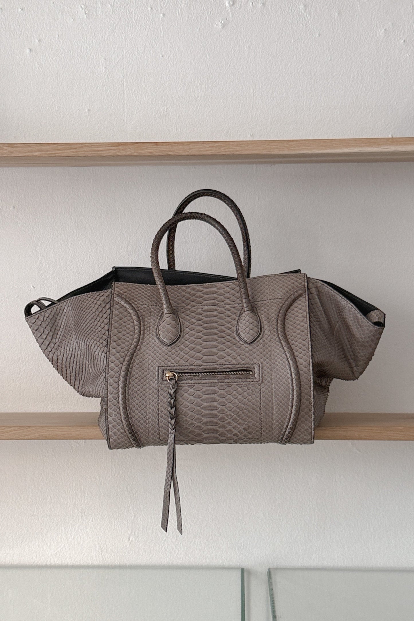 Vintage Celine Medium Phantom Python Tote, WILDE Copenhagen