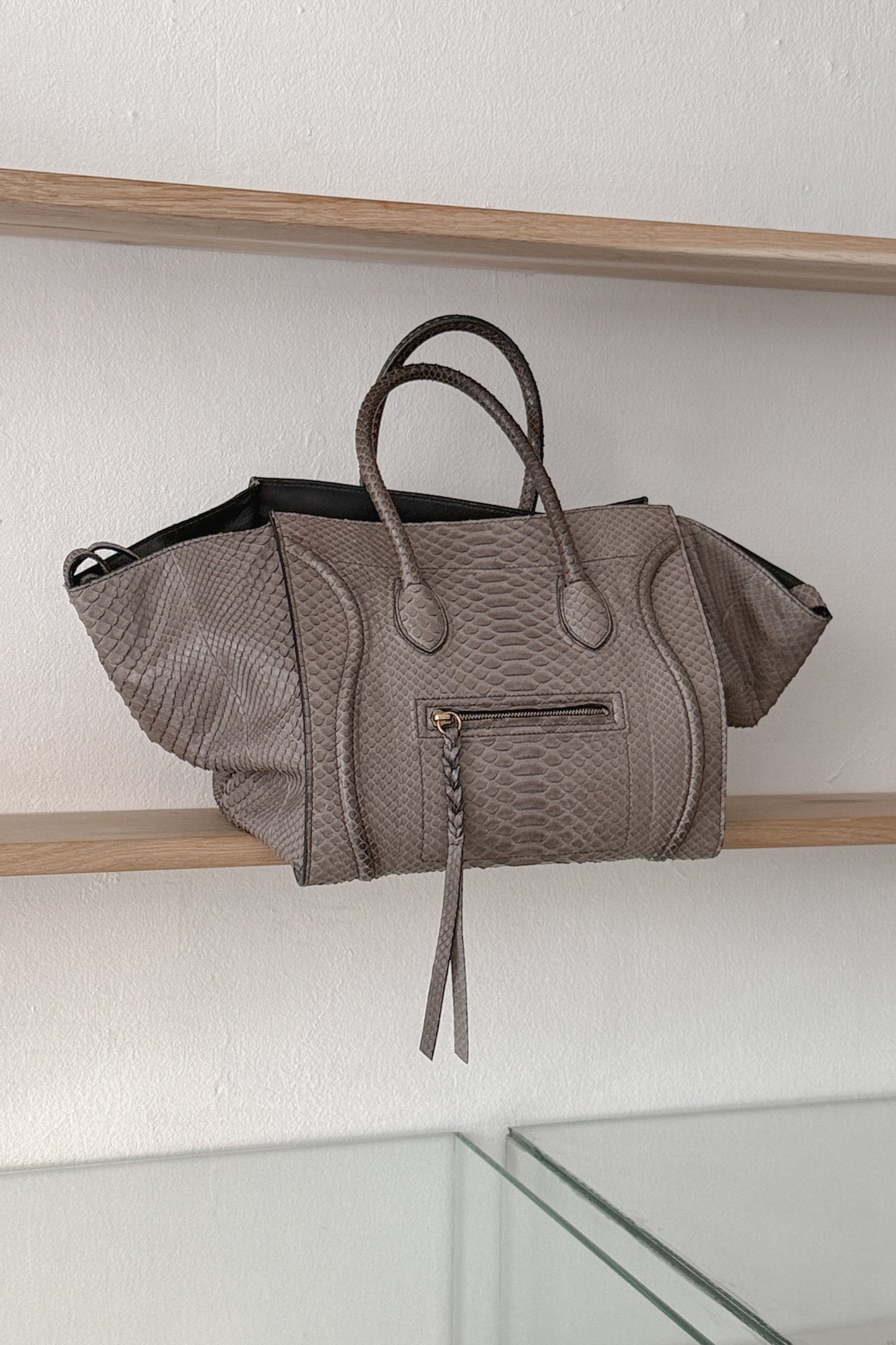 Vintage Celine Medium Phantom Python Tote, WILDE Copenhagen
