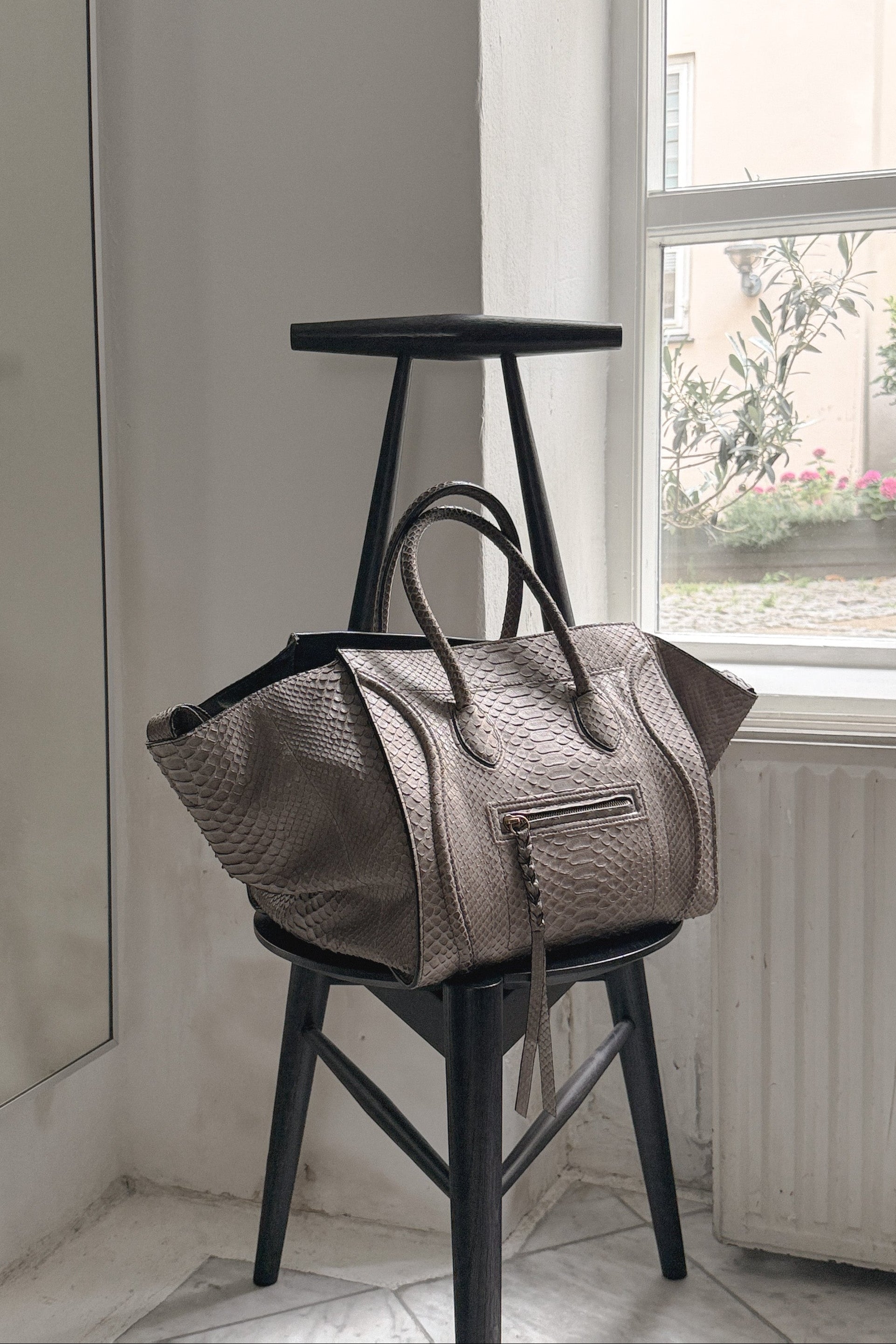 Vintage Celine Medium Phantom Python Tote, WILDE Copenhagen