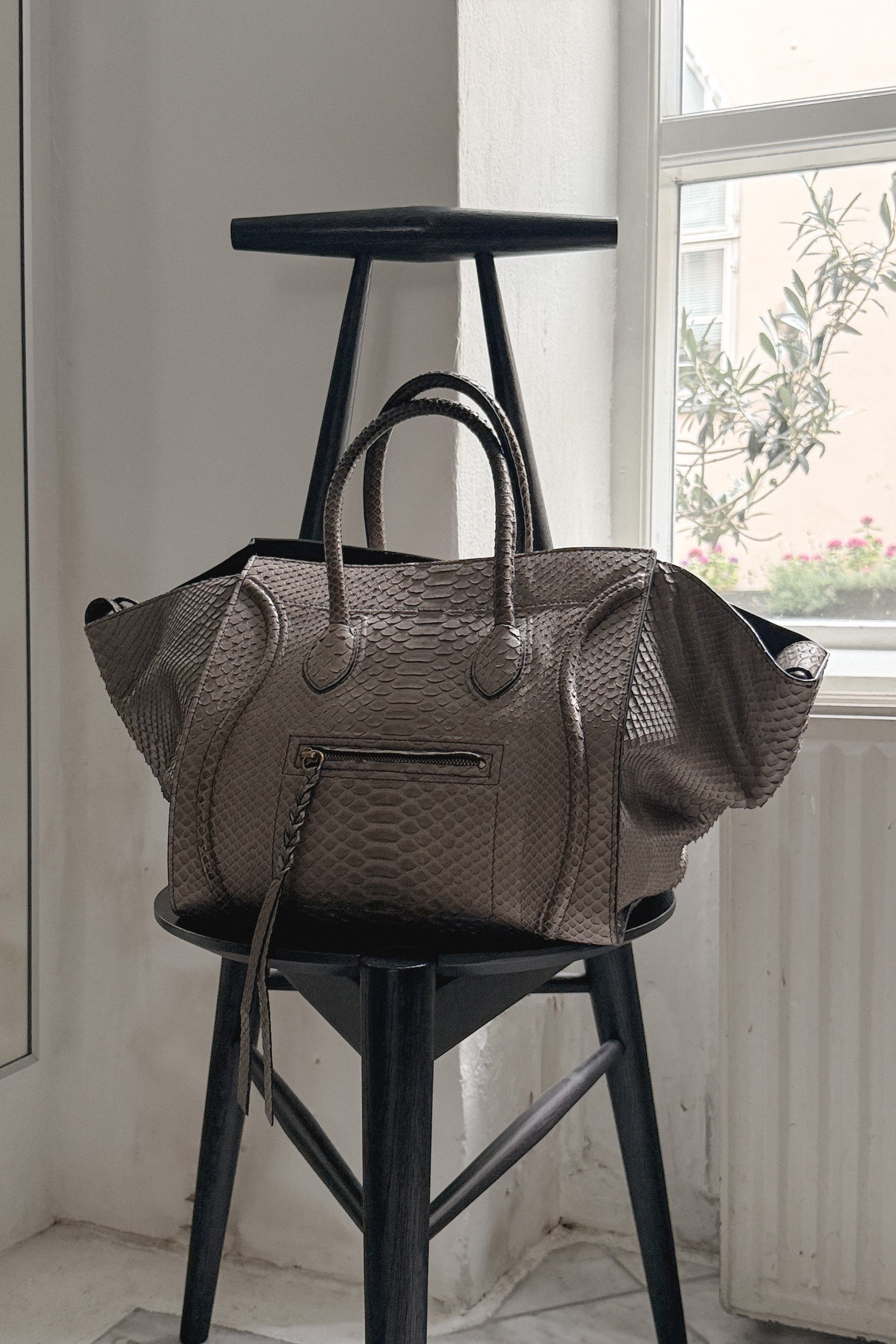 Vintage Celine Medium Phantom Python Tote, WILDE Copenhagen
