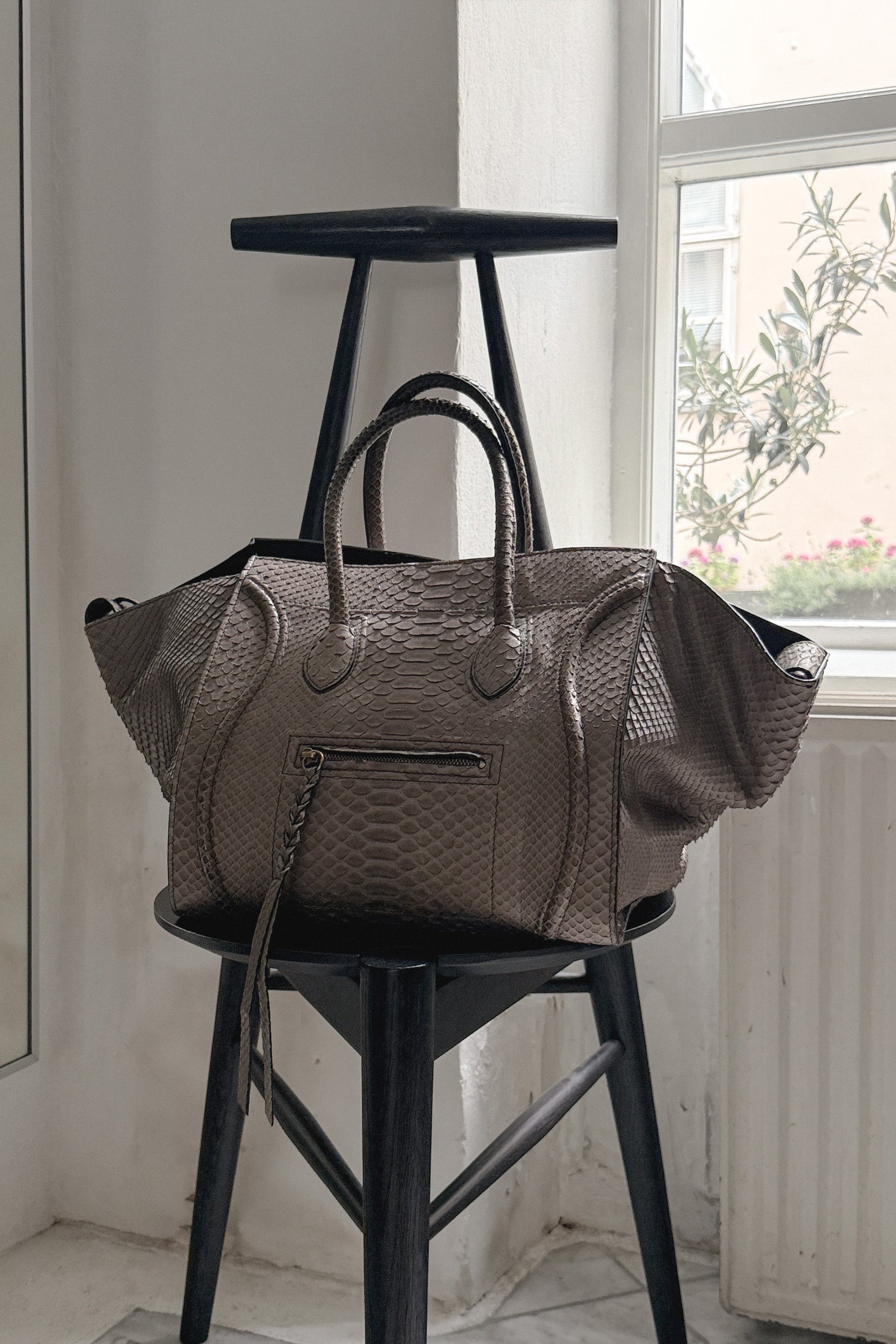 Vintage Celine Medium Phantom Python Tote, WILDE Copenhagen