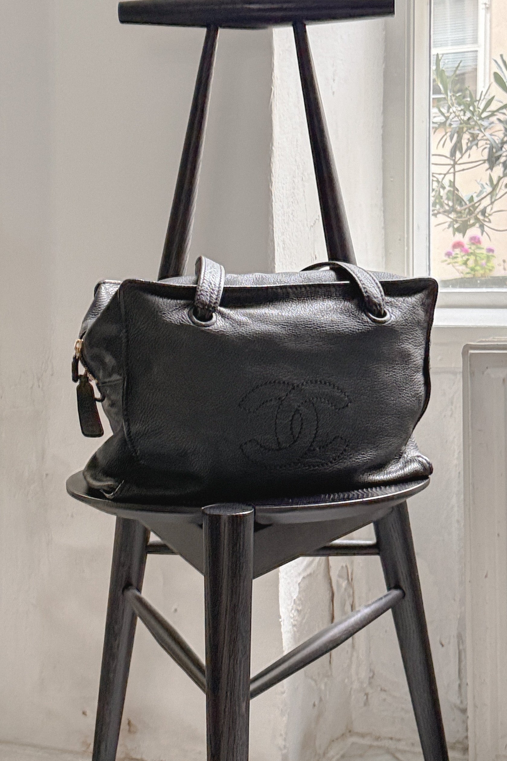 Chanel Black Leather Handbag, WILDE Copenhagen