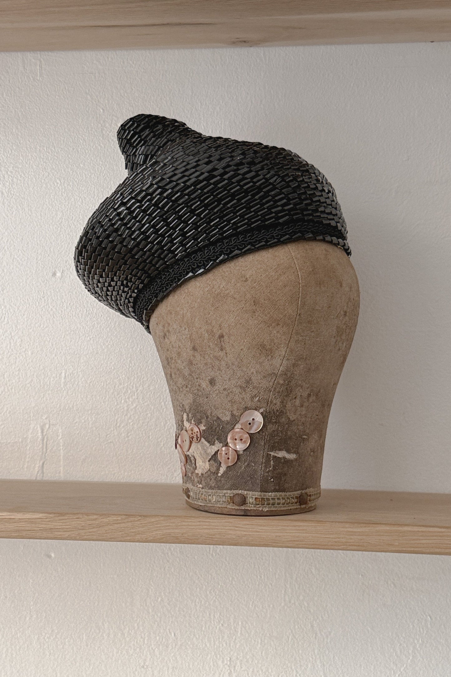 Leslie James Black Woven Hat, WILDE Copenhagen