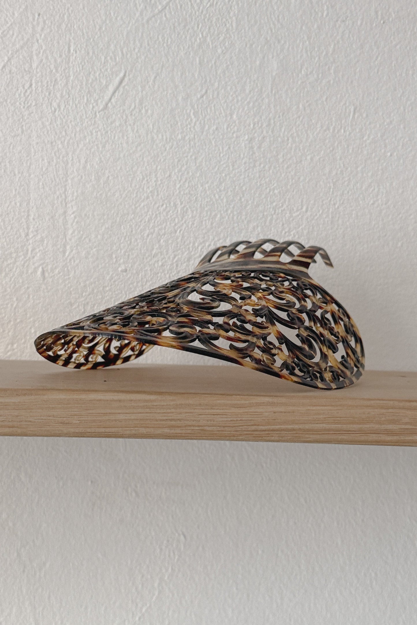 Large Vintage Tortoiseshell Floral Hair Claw, WILDE Copenhagen
